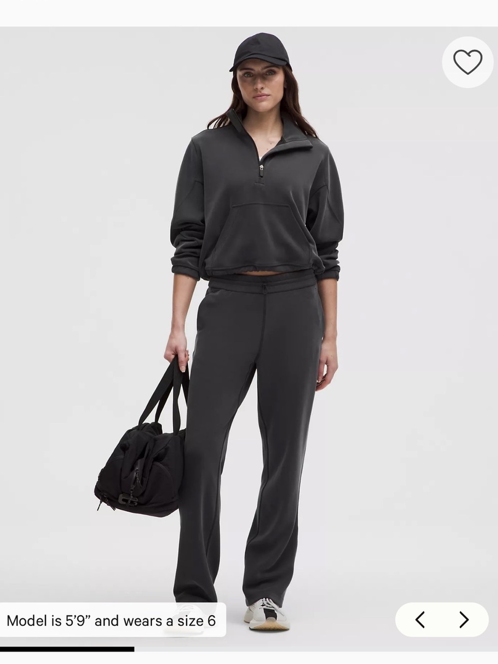 lululemon athletica Black Straight-Leg softstream Pants